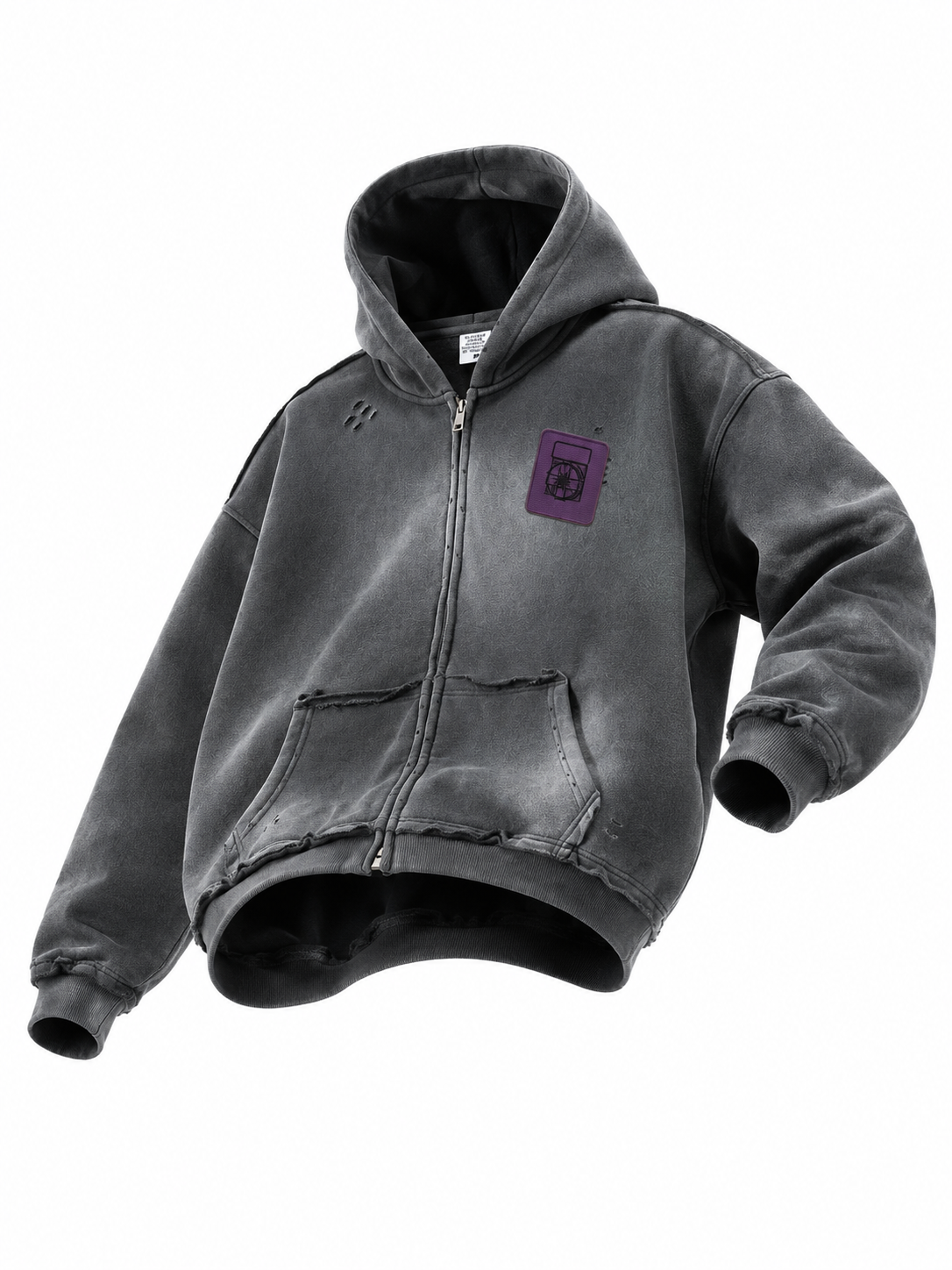 RAIDERS DISTRESSED JACKET