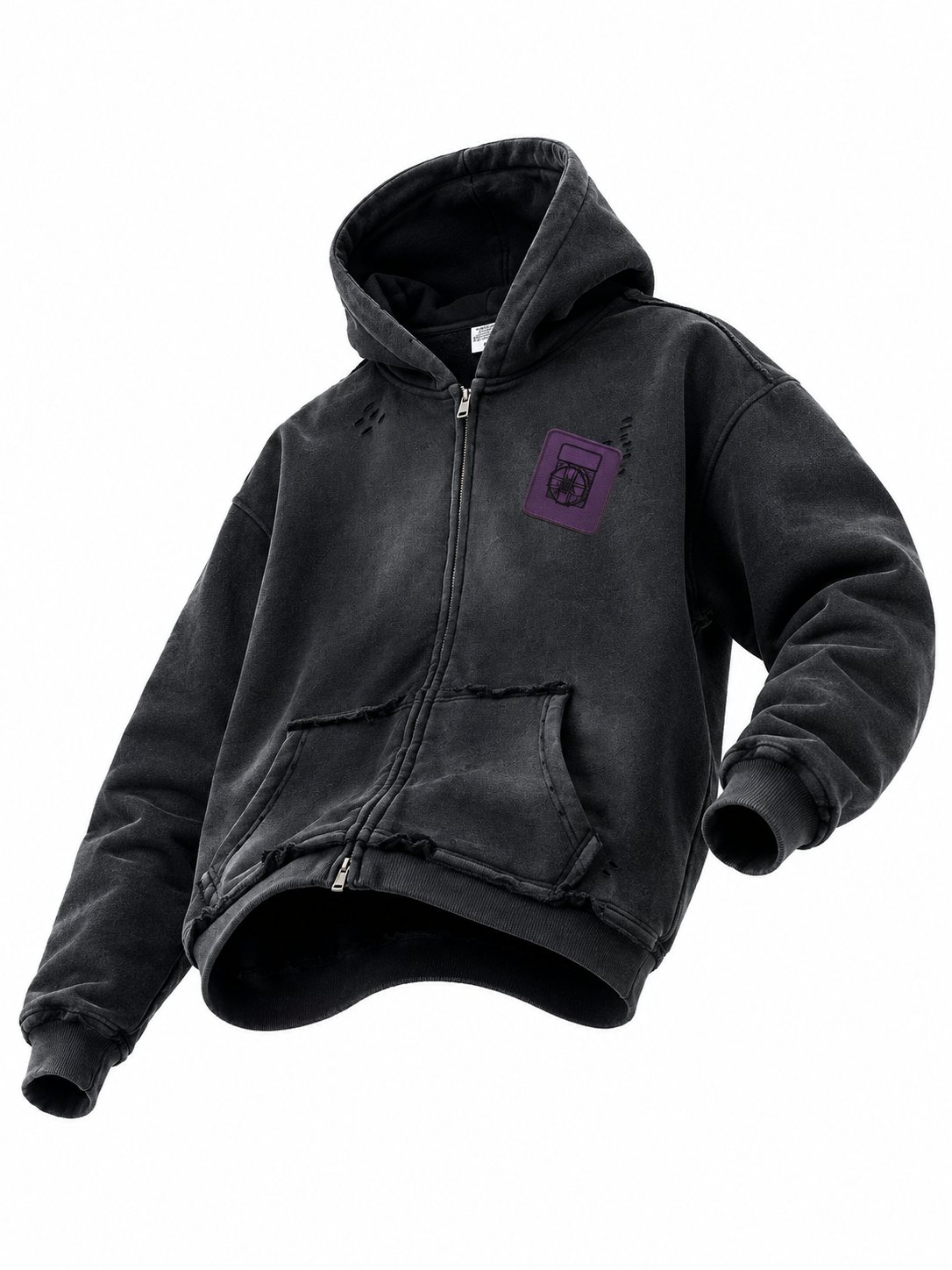 RAIDERS DISTRESSED JACKET