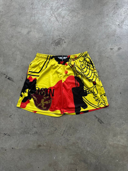 BC Crimson Lion Shorts - NOXINBC Crimson Lion ShortsNOXINNOXIN